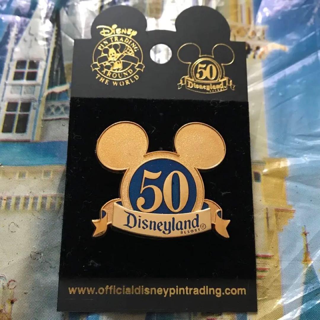 ディズニーランド 50周年 記念 ピン カリフォルニアディズニーリゾート