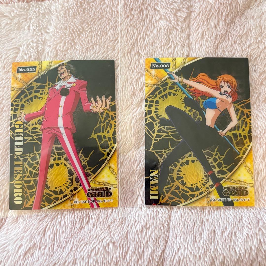 ONE PIECE FILM GOLD クリアカードコレクションガム - メルカリ