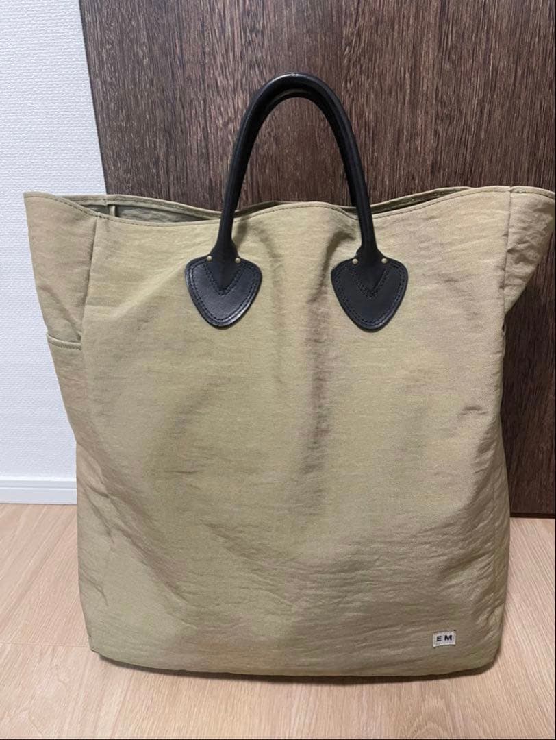 バッグ Ends and Means Leather Handle Tote Bag