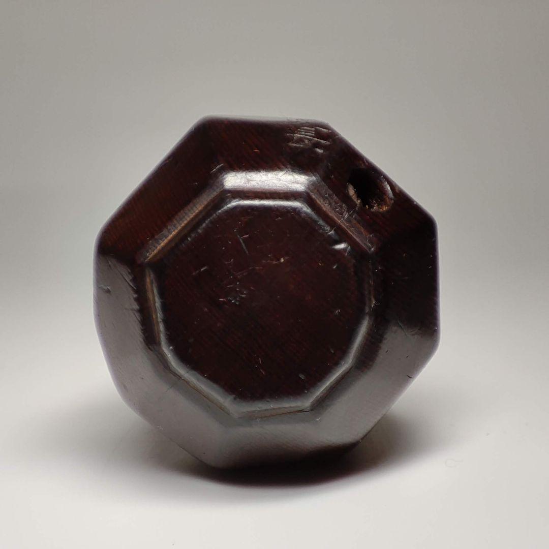 松田亮長作 一位一刀彫達磨根付 - メルカリ