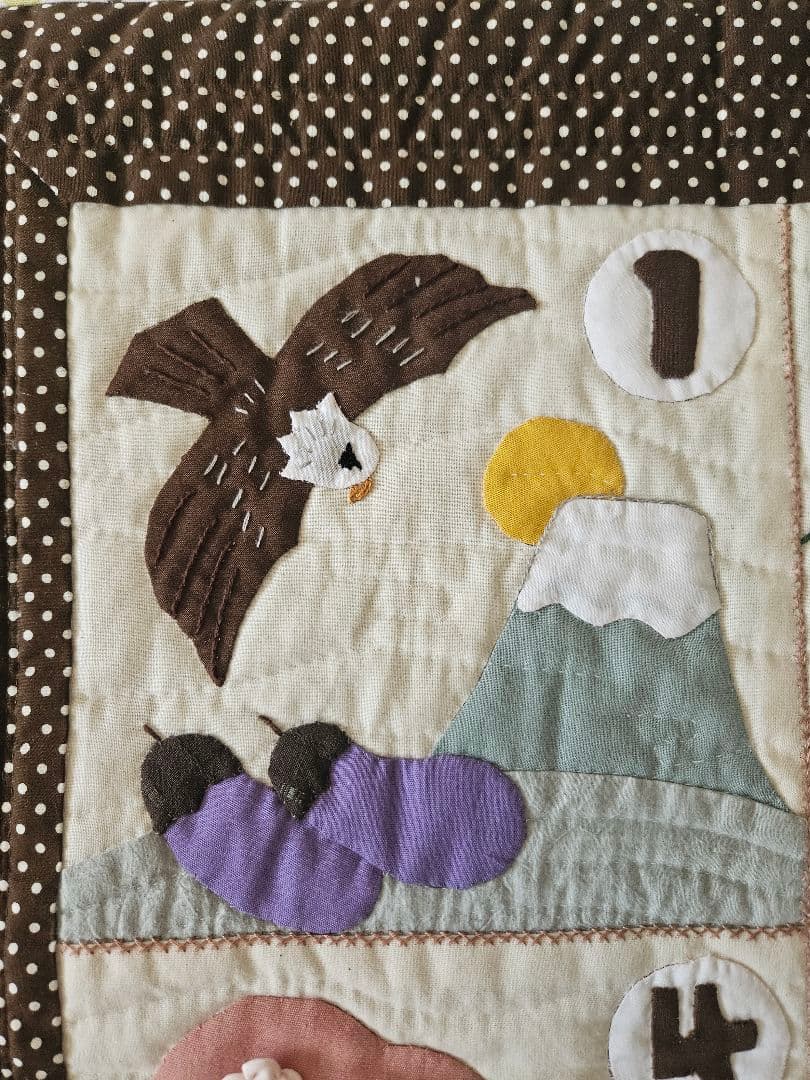 ✨1年間のカレンダー✨パッチワークタペストリー