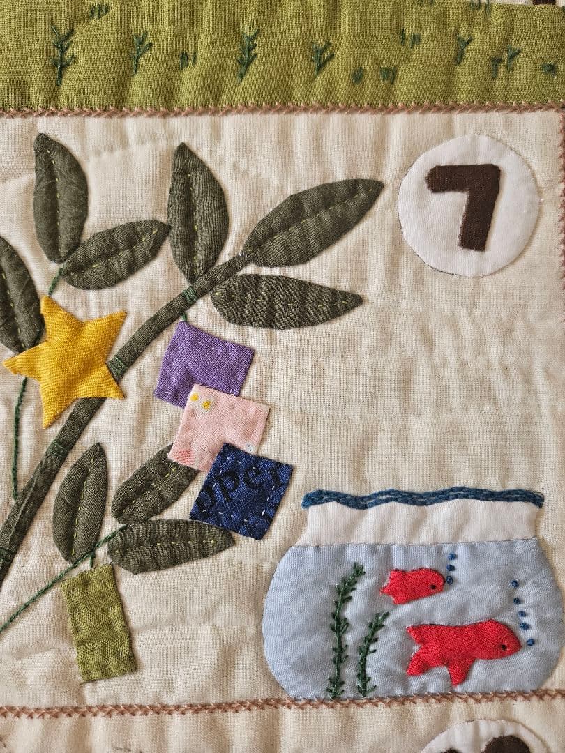 ✨1年間のカレンダー✨パッチワークタペストリー