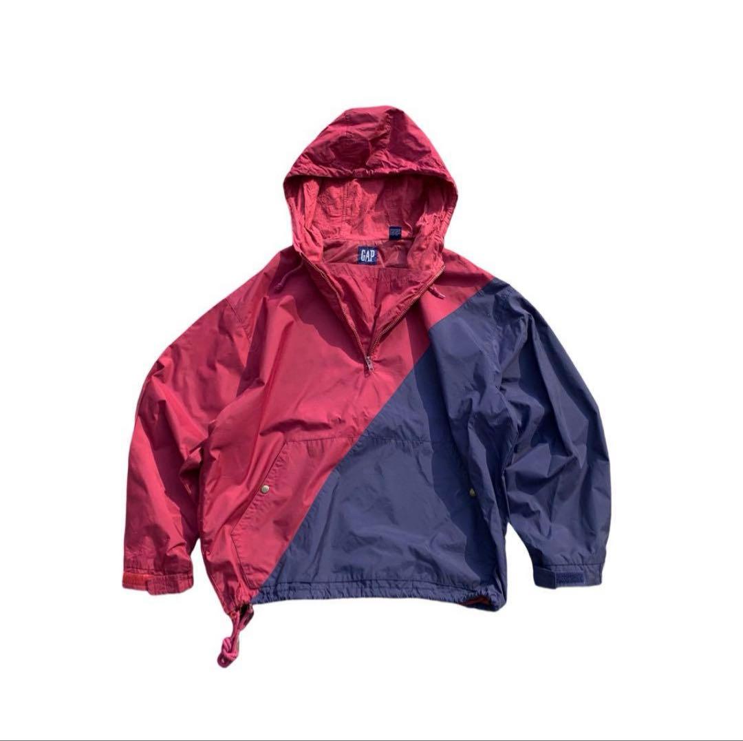 名作 90's OLD GAP ツートーン アノラック L - メルカリ