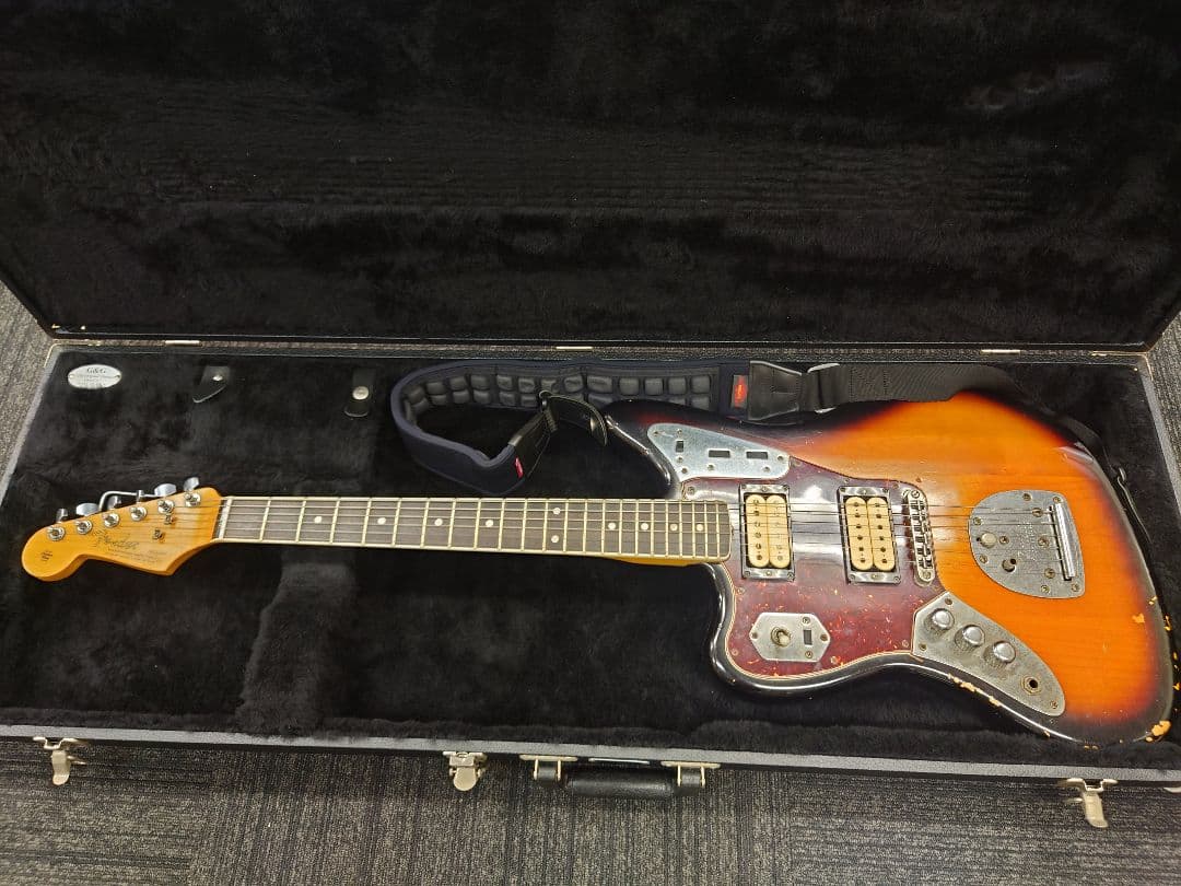 ギター Fender Jaguar Lefty Roadworn  cobain