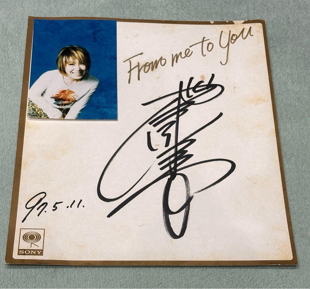 超希少！！【松本梨香 写真付き直筆サイン色紙 ポケモン サトシ 声優