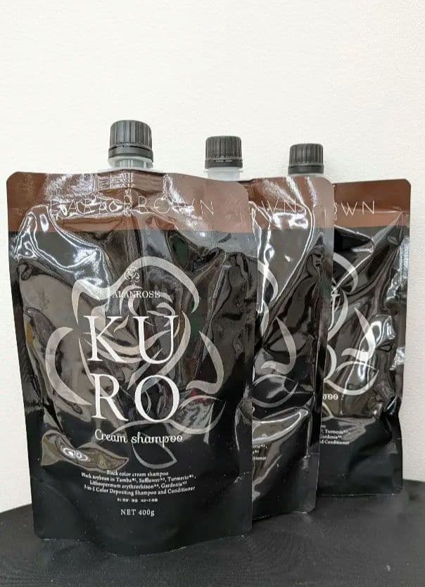 VALANROSE KUROクリームシャンプー　ダークブラウン ３本セット KUROクリームシャンプー | VALANROSE(バランローズ)【公式】