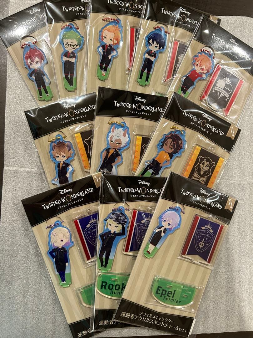 ツイステ　アクリルスタンドチャーム ディズニー ツイステッドワンダーランド アクリルコレクション｜発売日