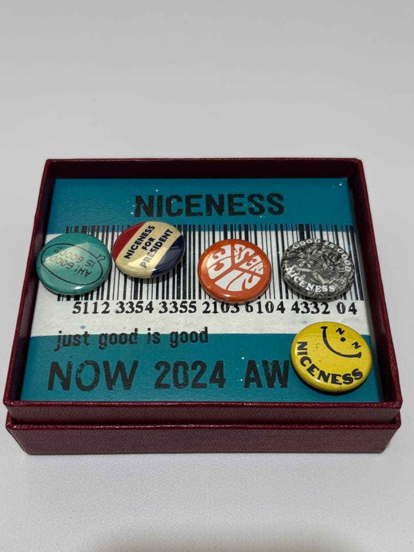 NICENESS BIRTHDAY ナイスネス バースデー ピンバッチ 缶バッチ