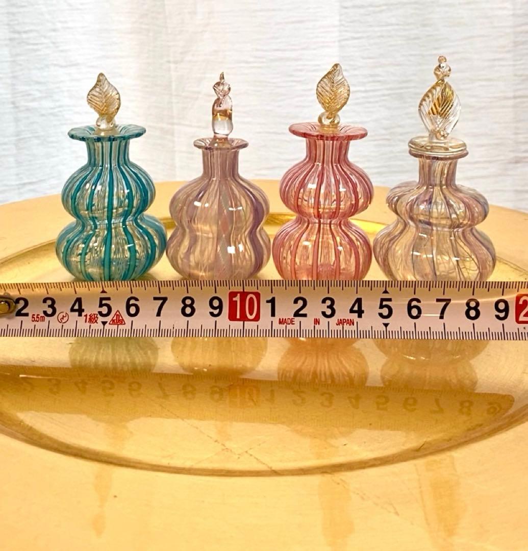 香水瓶 ベネチアンガラス ヴェネチアンガラス - メルカリ