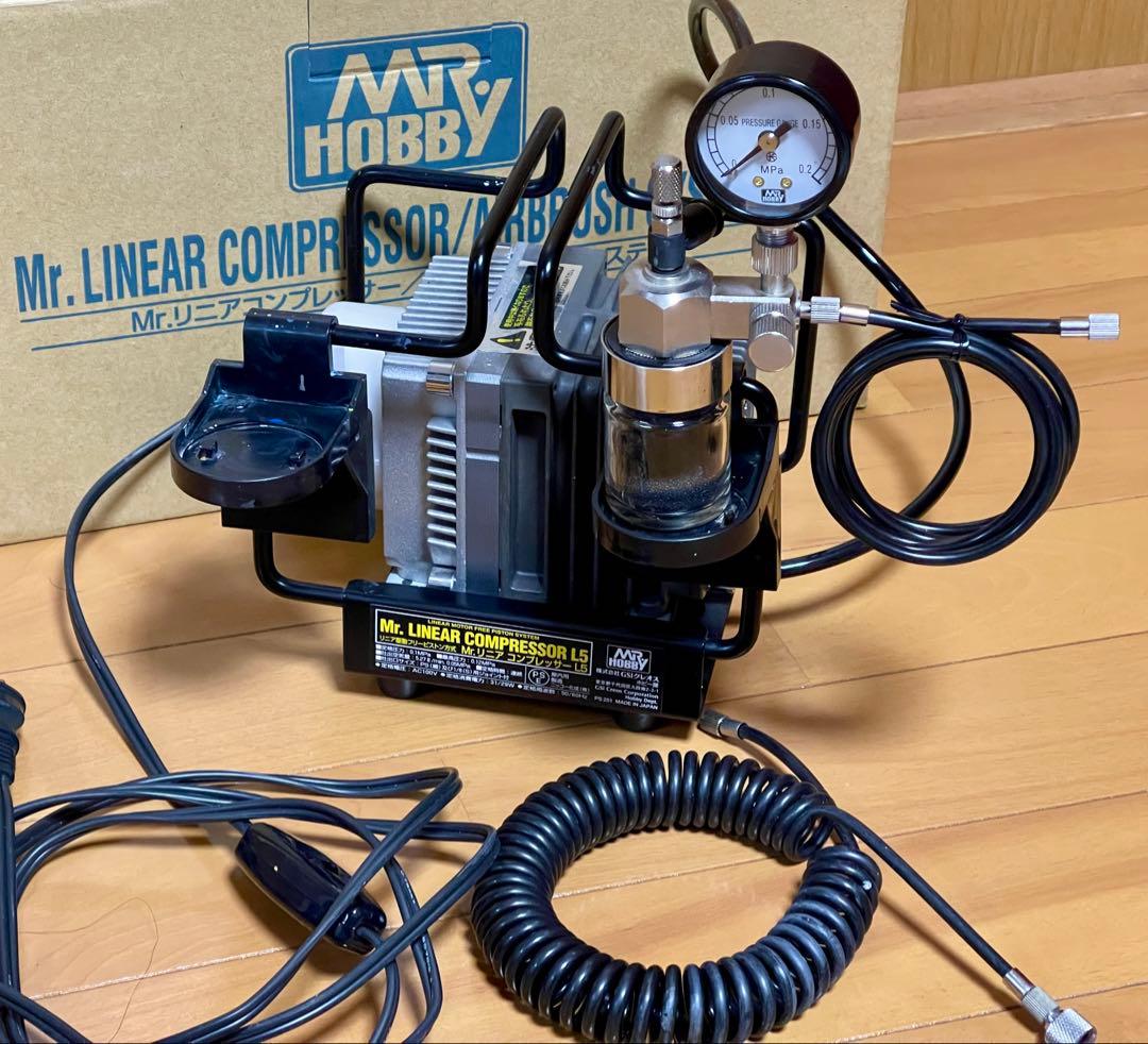Mr.リニアコンプレッサーL5　圧力計付レギュレーターセット Mr.リニアコンプレッサーL5 圧力計付レギュレーターセット - メルカリ
