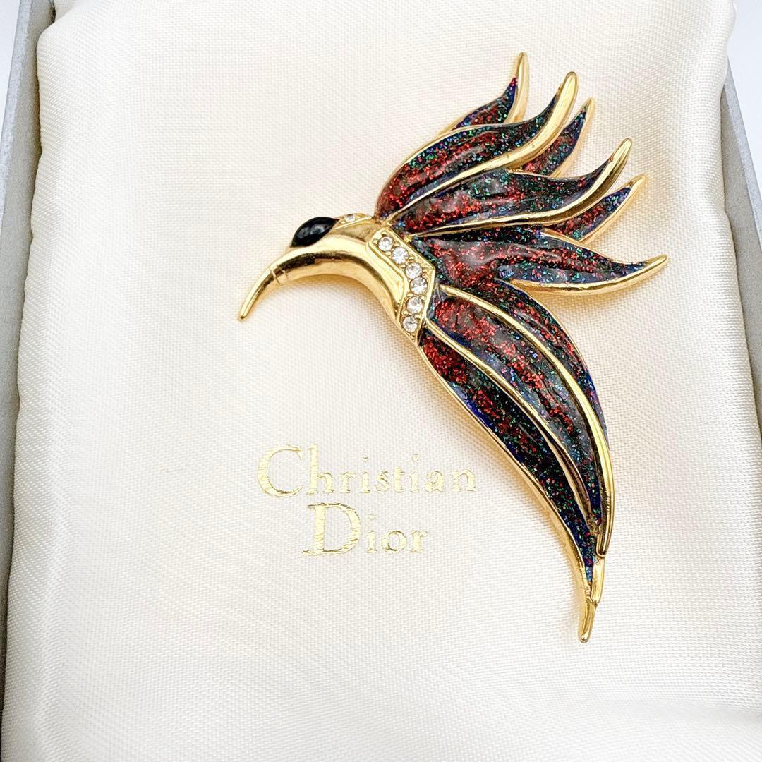 2924 保存箱付き✨Dior ブローチ CD ロゴ 希少 刻印 - メルカリ