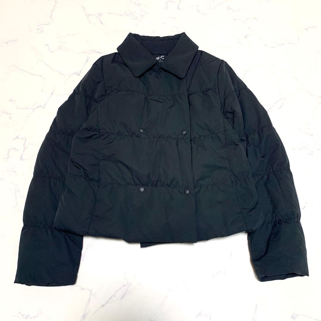 24年モデル！】UNIQLO:C ダウンショートジャケット 472011 黒色 - メルカリ