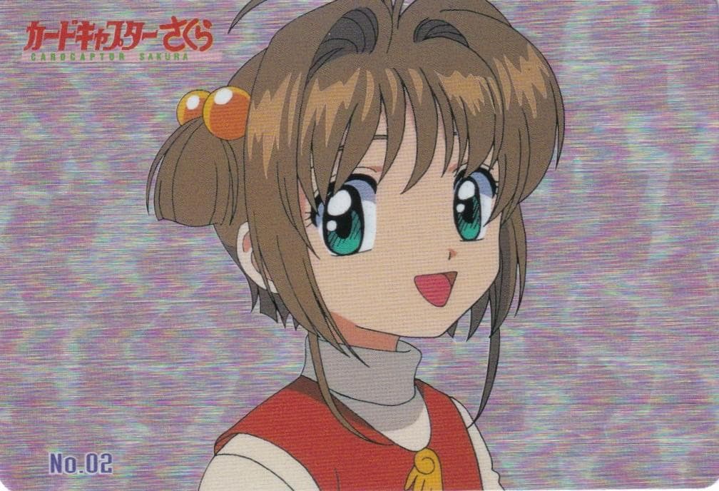 カードキャプターさくら　アマダ　PPカード　キラ　No.０２　木之本桜