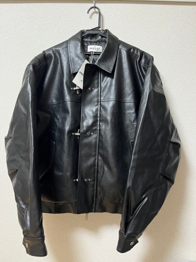 INDUST キルティングファイヤーマンレザージャケット MUSINSA公式 | INDUST キルティングファイヤーマンレザージャケット_