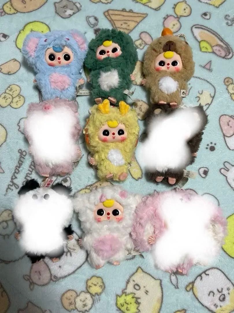 Baby Three 小可愛　ぬいぐるみ　15センチぐらい　バラ可‼️5点セット