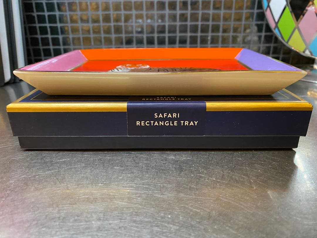 ヒョウと虎のセット ジョナサン アドラー 現地調達 トレイ - www