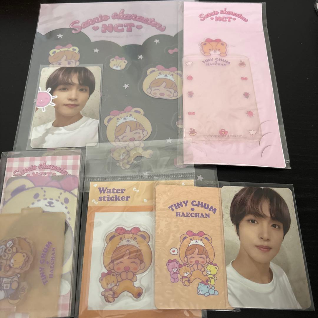 NCT ヘチャン サンリオコラボ トレカ アクスタ ステッカー スリーブ
