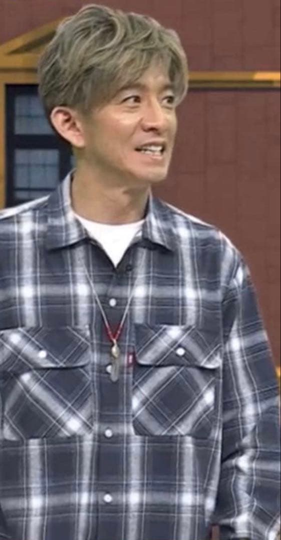 HIDE AND SEEK ハイドアンドシーク シャツ ブルー キムタク - メルカリ