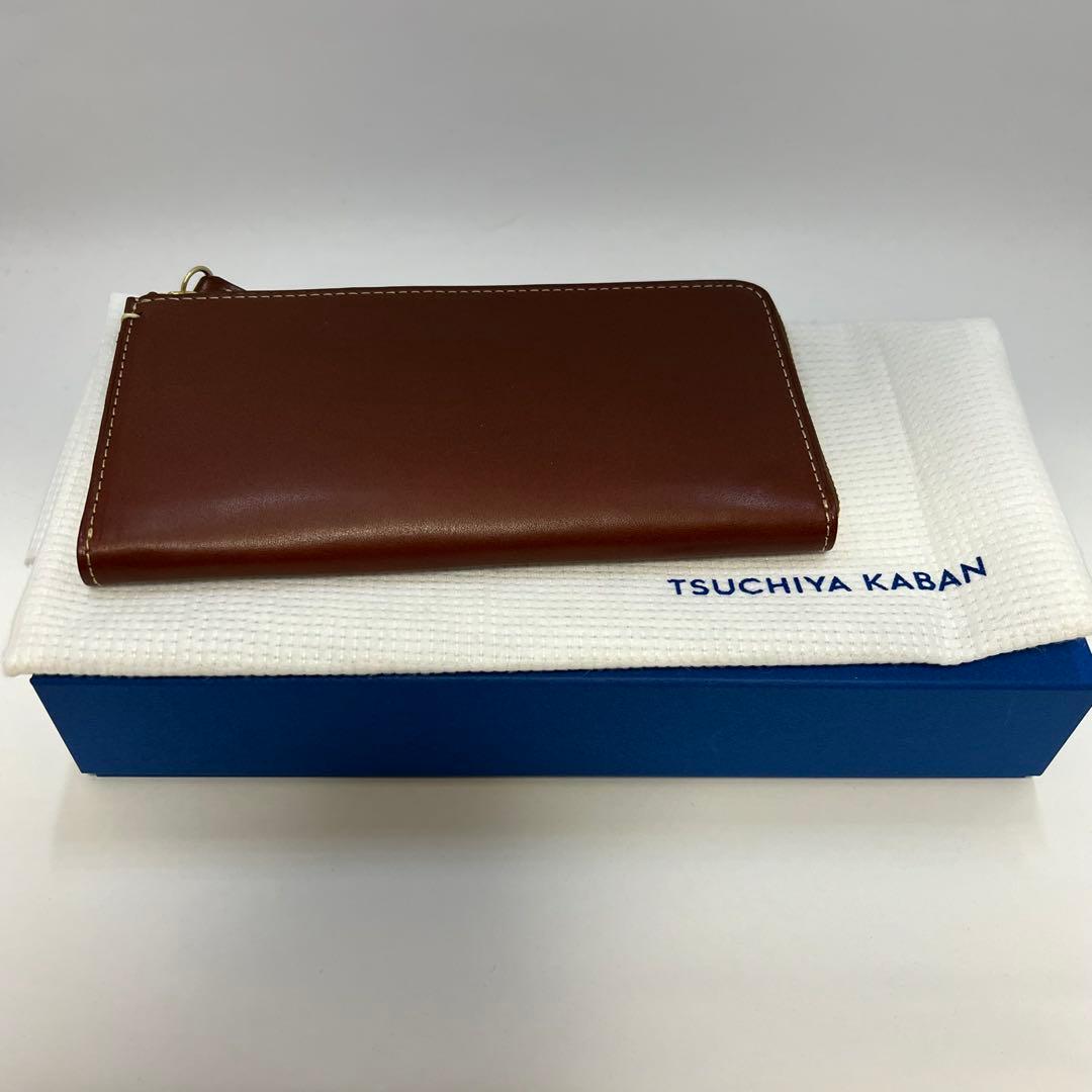 美品 土屋鞄 ディアリオ ロングLファスナー 長財布