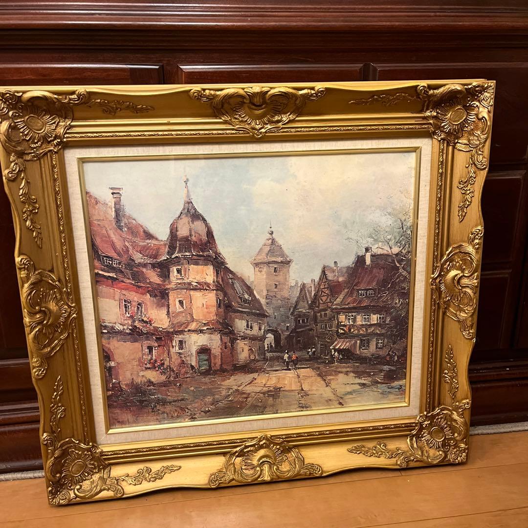 【更に値下げしました】絵画 増田誠「ルクサンブルグ公園」油絵・F6号 絵画買取・販売の小竹美術