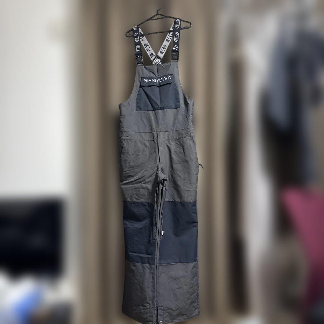 美品 AIRBLASTER スキー・スノーボードウェア ビブパンツ ブラウン L