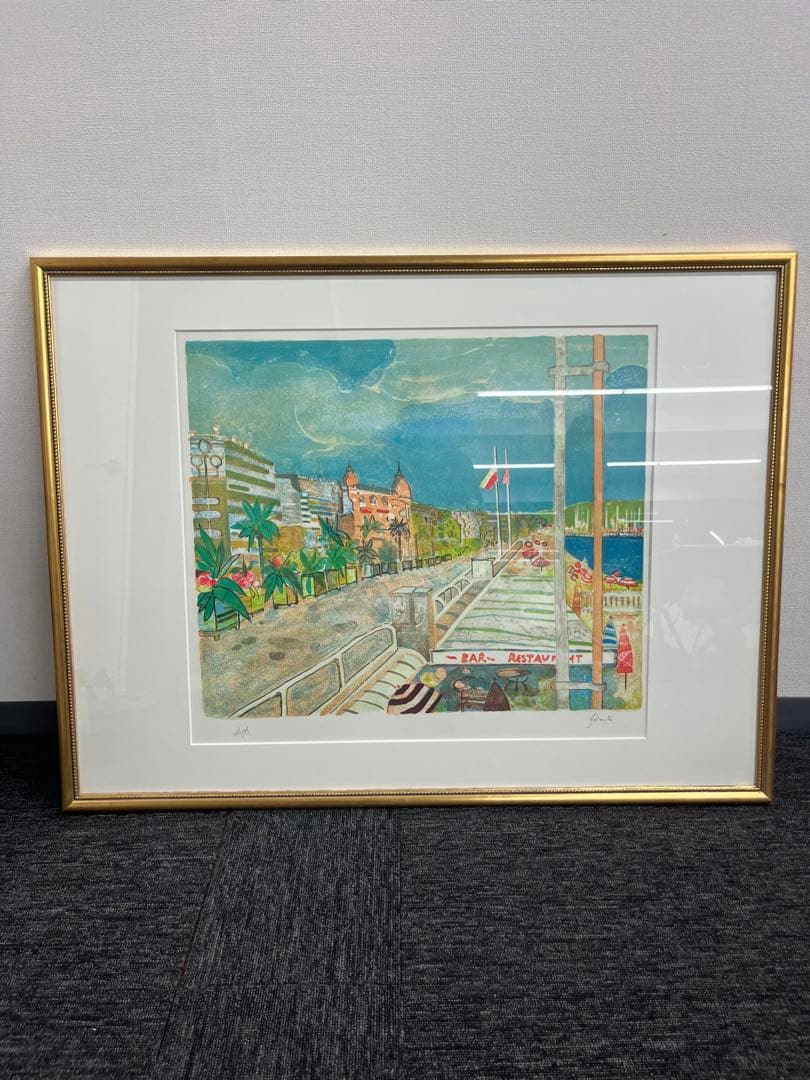 リトグラフ　ジル・ゴリチ 直筆サイン　44/175 リトグラフ ジル・ゴリチ 直筆サイン 44/175 - メルカリ