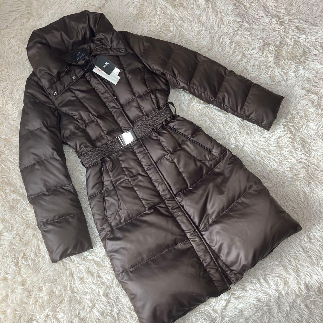 《新品未使用タグ付》23区 38 ダウンコート サイズ38 ダウン95%