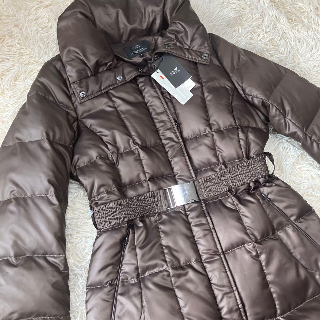 《新品未使用タグ付》23区 38 ダウンコート サイズ38 ダウン95%