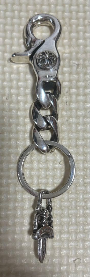 クロムハーツ クリップチェーン クラシック ショート キーチェーン クロムハーツキーリングショートクラシックチェーン2リンク|クロム