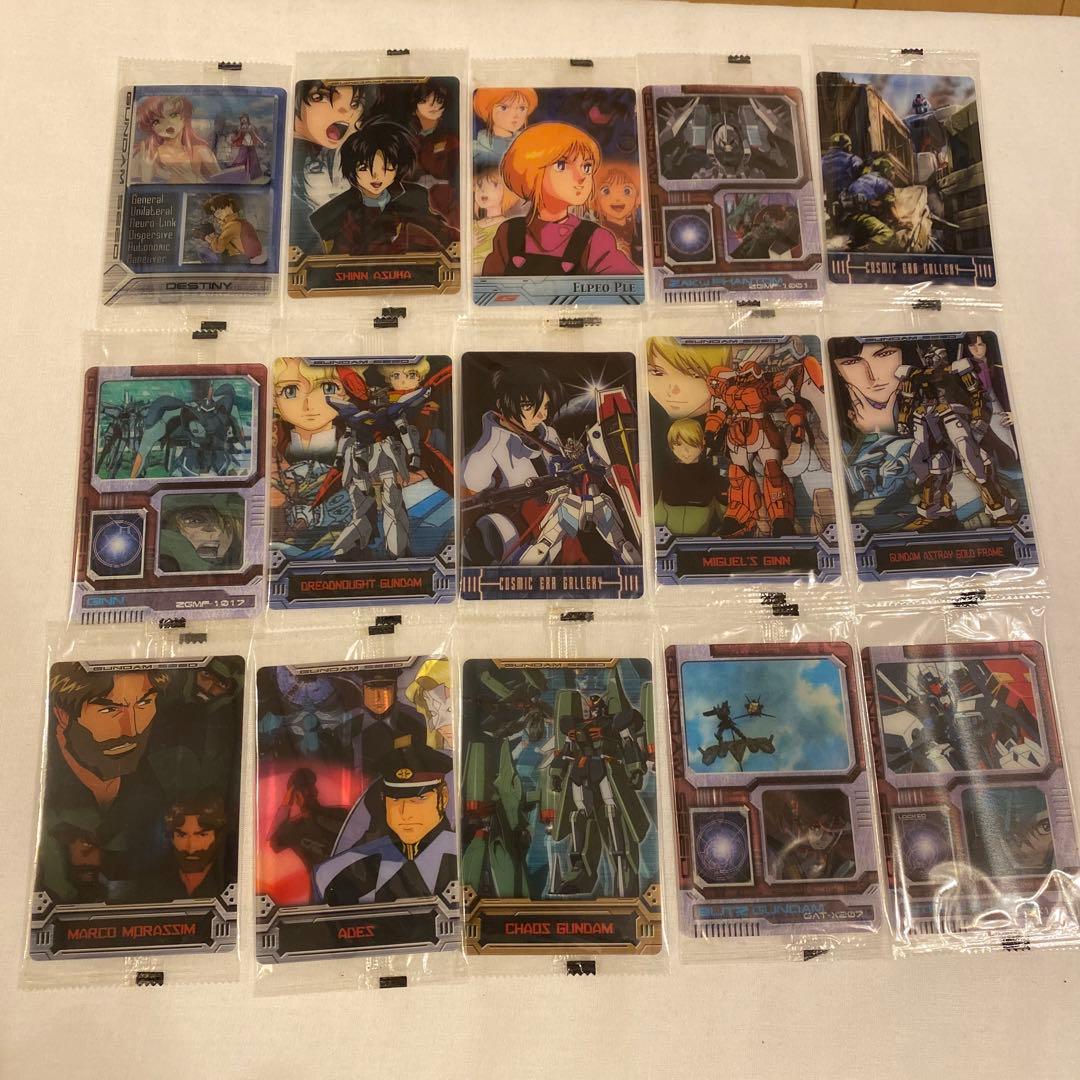 未開封】森永製菓 ガンダム ウエハースチョコカード SEED 71枚セット