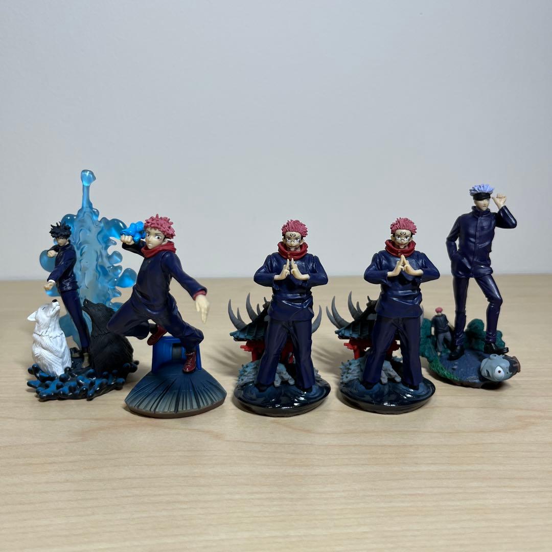 呪術廻戦フィギュア 卓上領域展開 プチラマ 5個セット - メルカリ