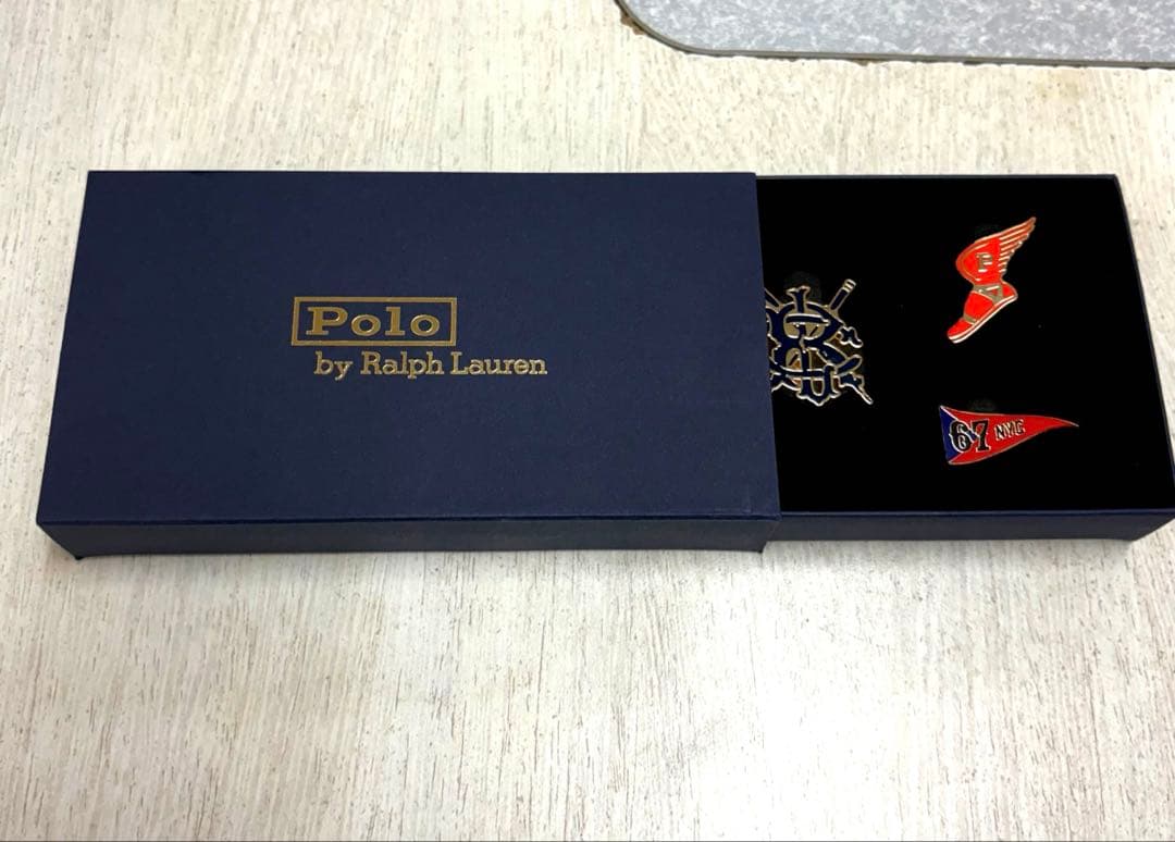 POLO RALPH LAUREN 3点セット ピンバッジセット＋扇子+風呂敷 - メルカリ
