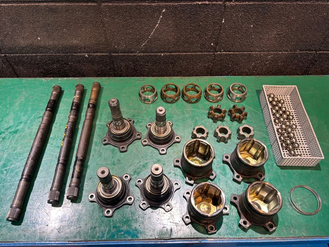 日産 180sx 5穴 ドライブシャフト サイドフランジ他 部品