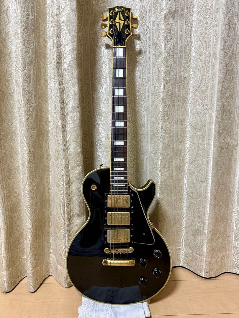 Burny RLC 3PU レスポール ブラック