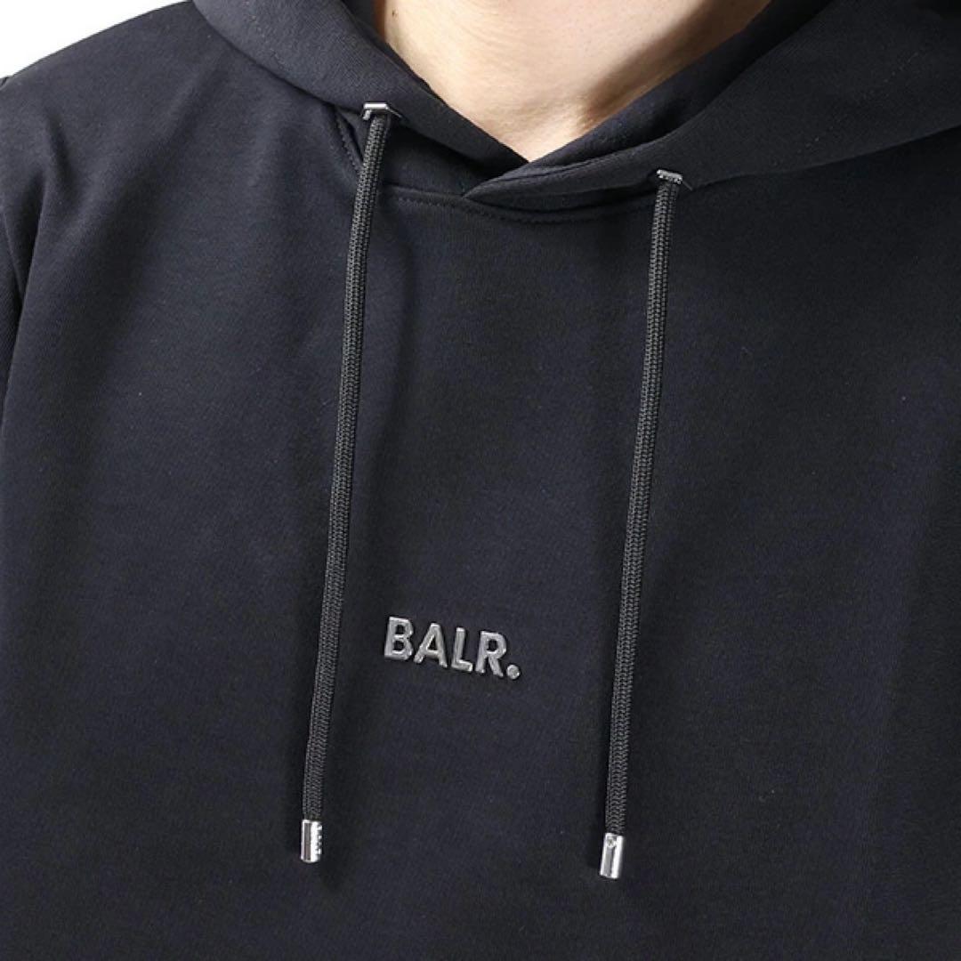 特価‼︎ BALR ボーラー パーカー　ブラック　L BALR.（ボーラー） パーカー メンズ ジップパーカー スウェット ロゴ