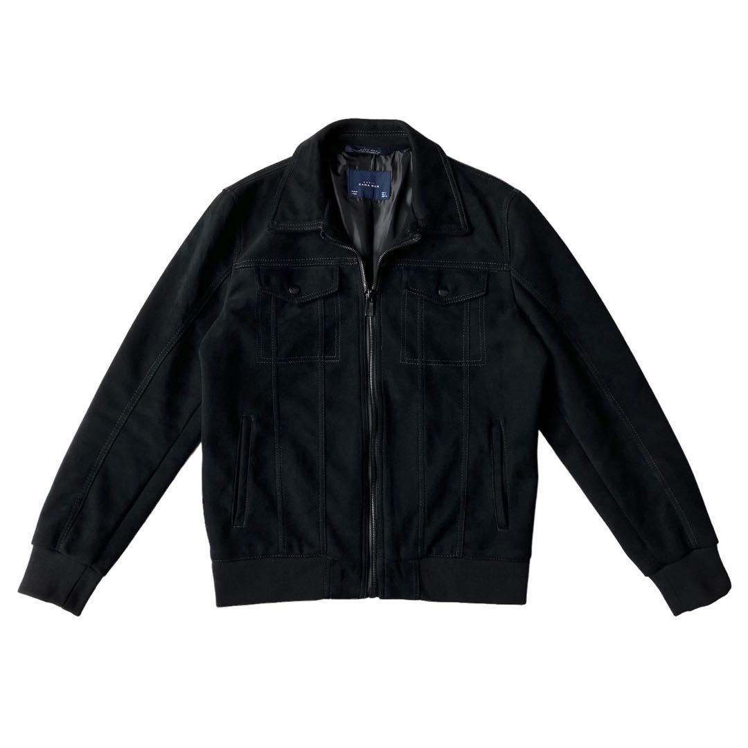ザラ ZARA MAN【スムーススエード】トラッカージャケット 40 - メルカリ