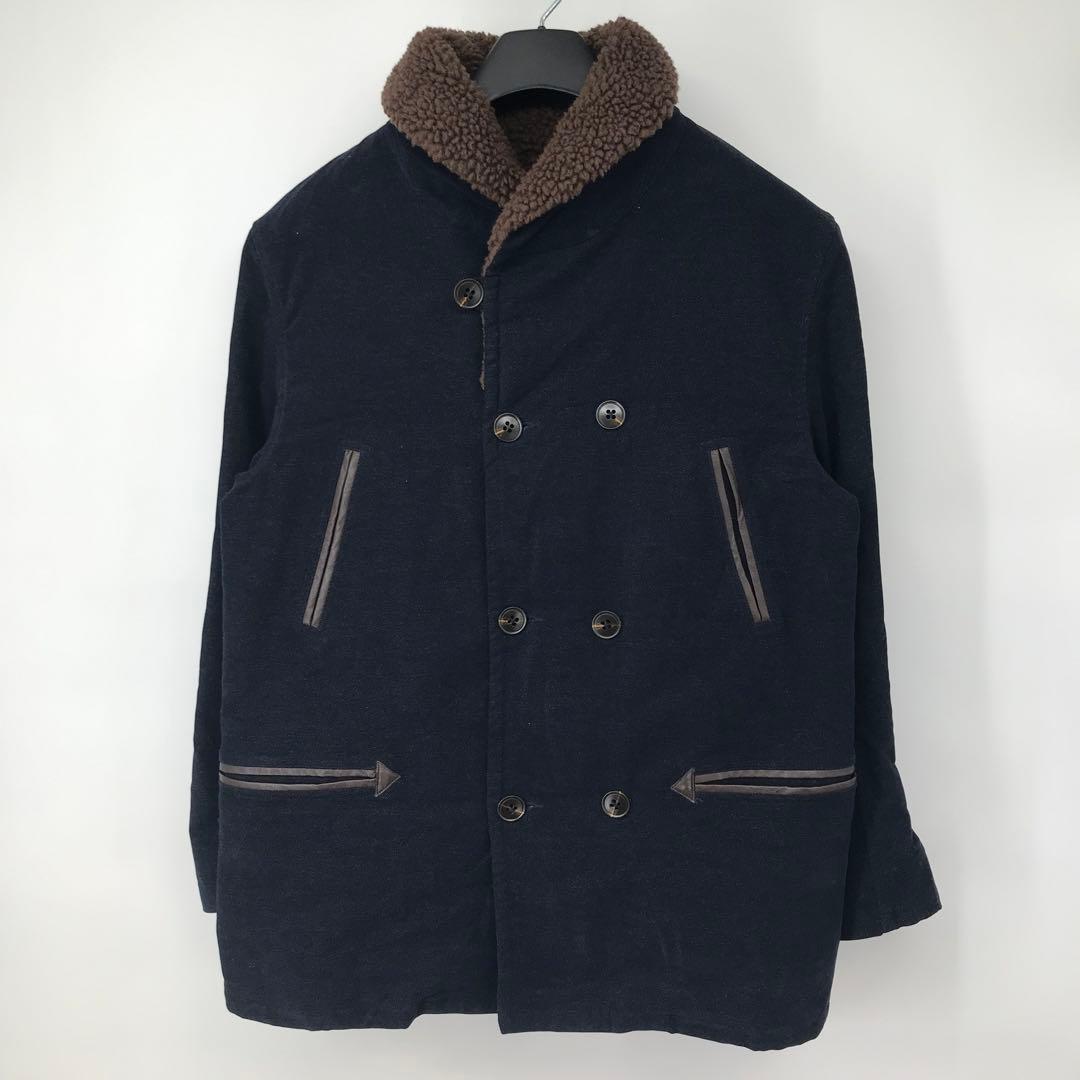 アットダーティー　コート　XL　ネイビー　ボア