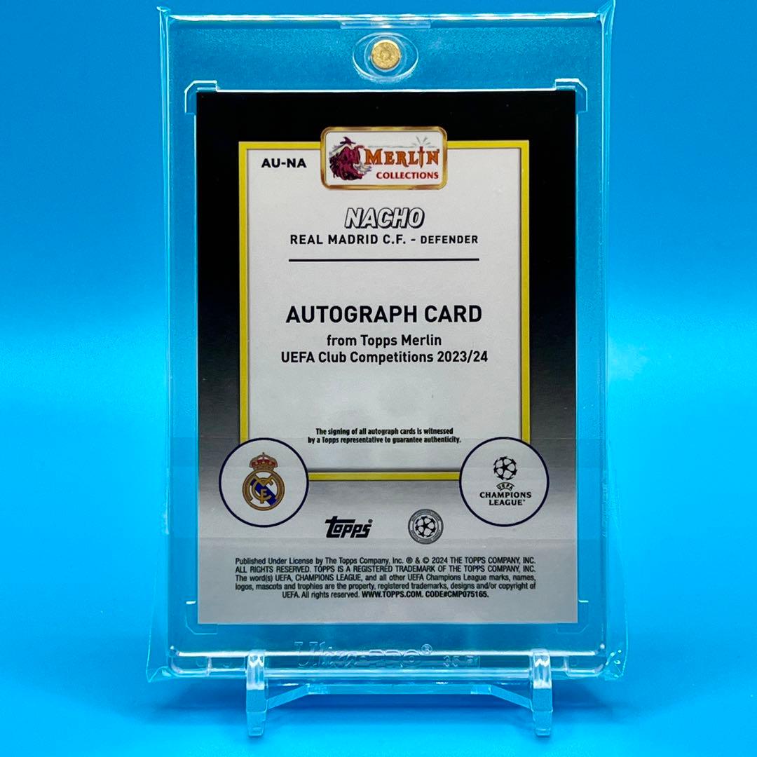 Topps Merlin NACHO ナチョ 直筆サイン 世界75枚限定 - メルカリ