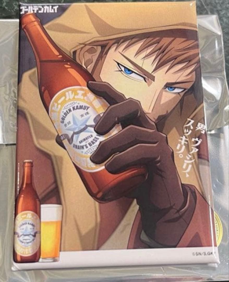 ゴールデンカムイ 札幌ビール工場編 シークレットしかく缶バッジ 前編