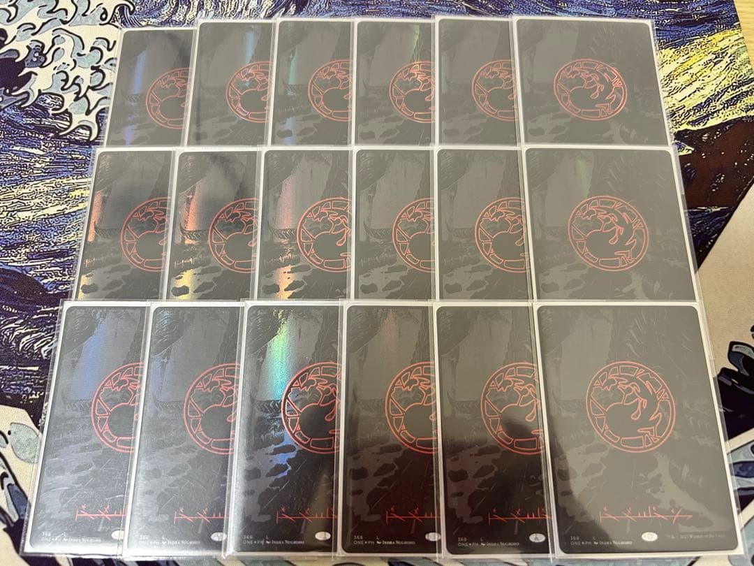 mtg ファイレクシア　山　オイルスリックfoil 18枚