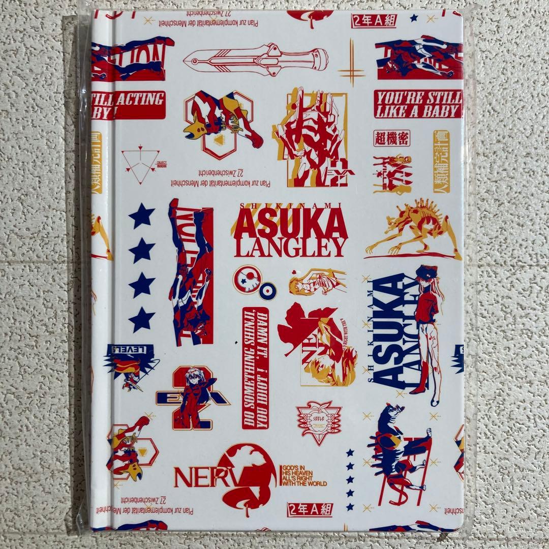 エヴァンゲリオン　アメリカンポップ　アスカ　ハードカバーノート　EVASTORE EVASTORE TOKYO-01オリジナル アメリカンポップASUKA/ハードカバー