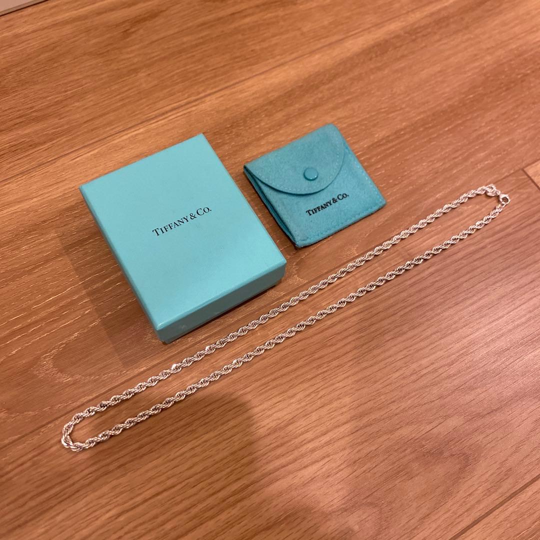tiffany ティファニー ツイスト ロープ 61cm ロング ネックレス