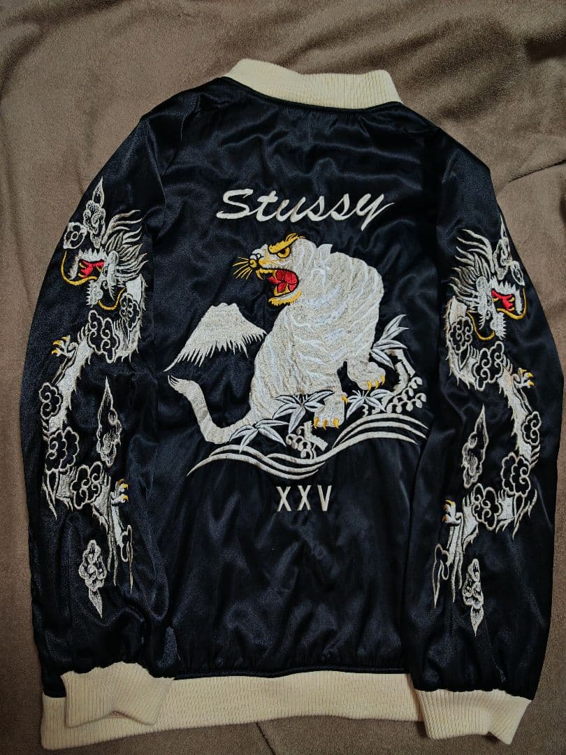 美品 Stussy 25th Anniversary 虎龍 日本限定 スカジャン