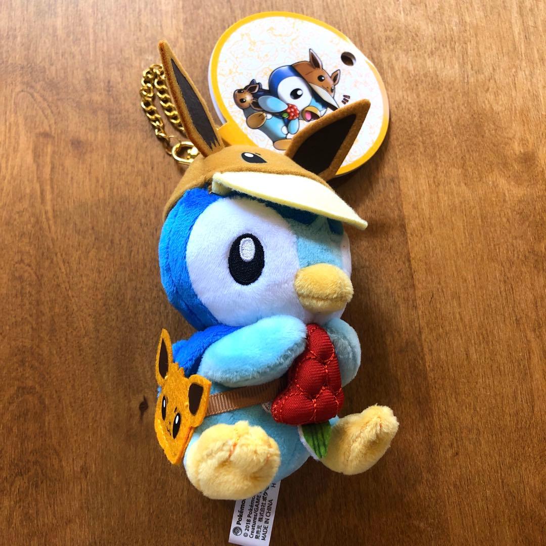 タグ付き　マスコットポッチャマ　FAN OF PIKACHU&EIEVUI