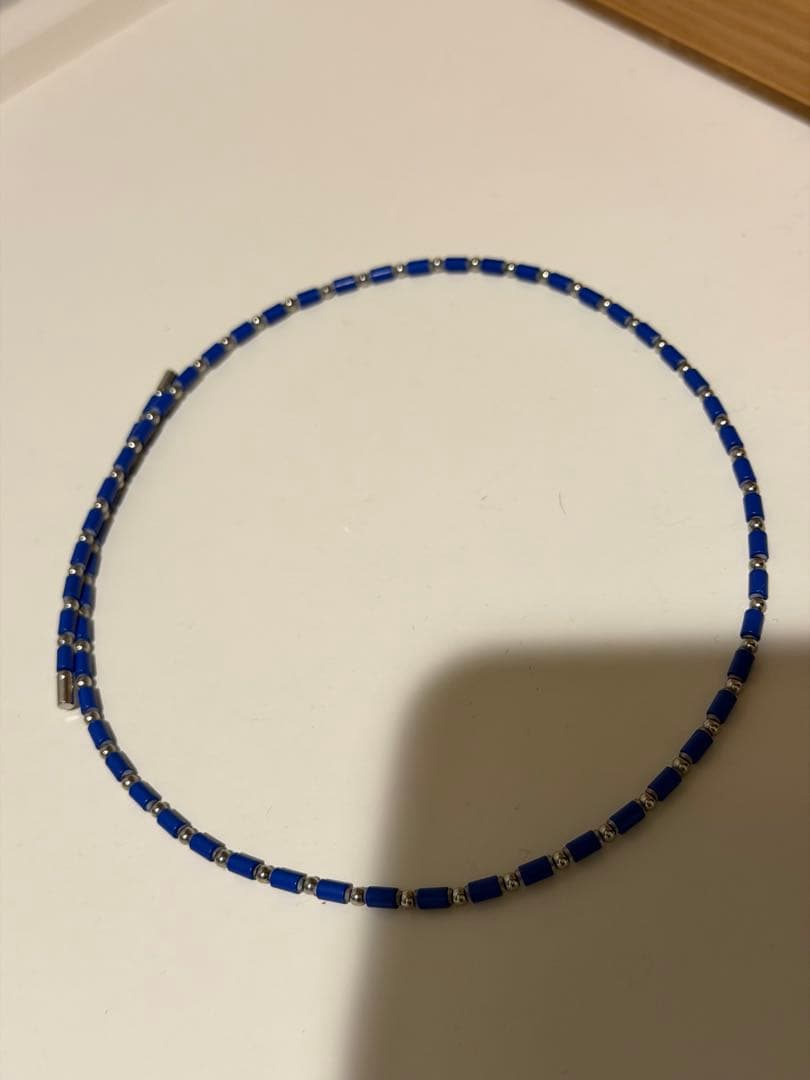 コアフォースループ 青色ネックレス コンディショニングアクセサリー コアフォースループ ブルーSUS50