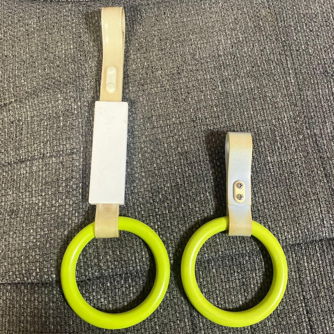 京王　吊り革緑色　長短セット②