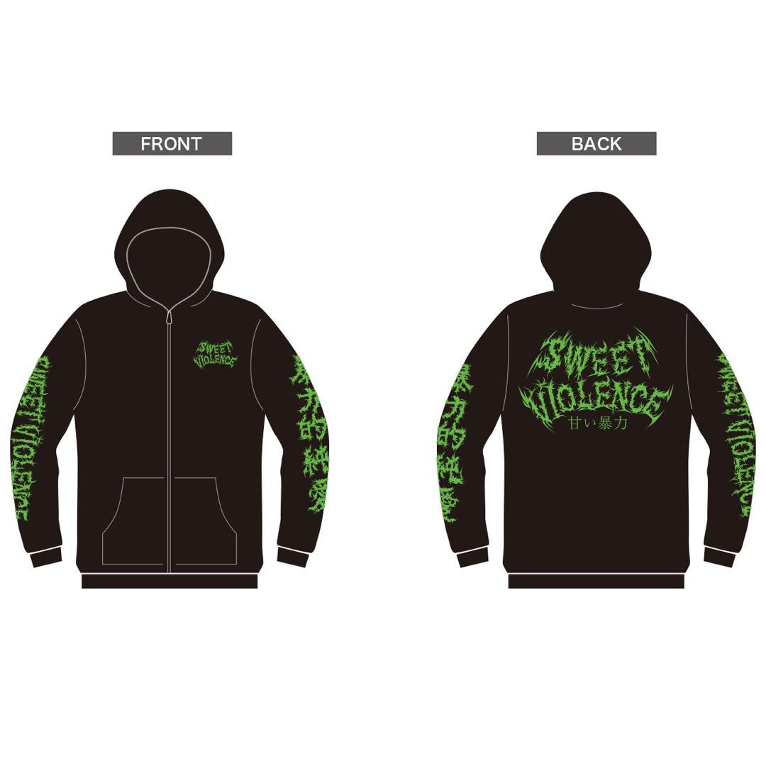 甘い暴力パーカーロンT