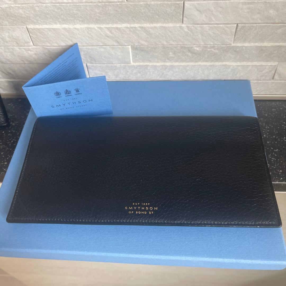 SMYTHSON スマイソン ボーディングパス+パスポートケースセット 黒 美