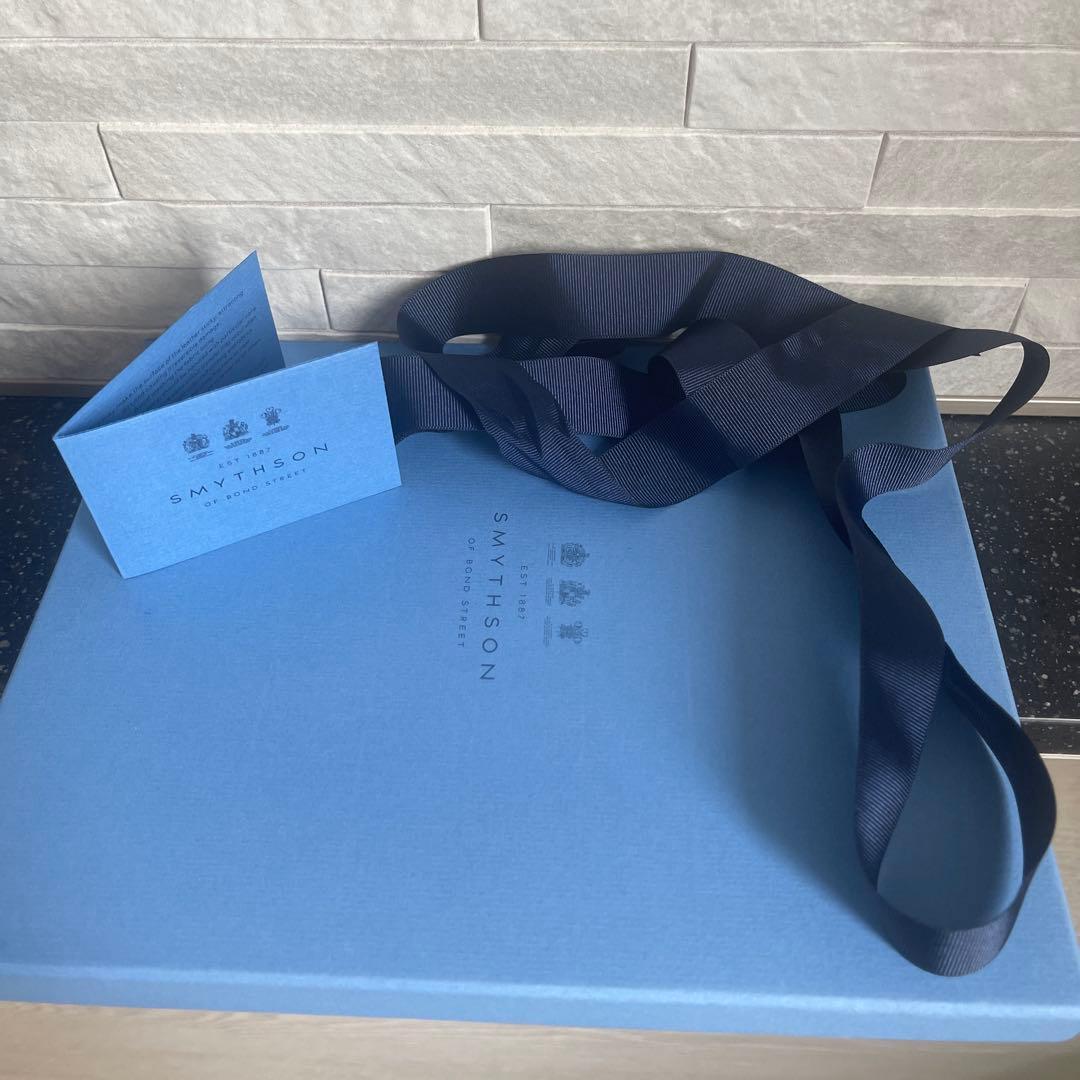 SMYTHSON スマイソン ボーディングパス+パスポートケースセット 黒 美