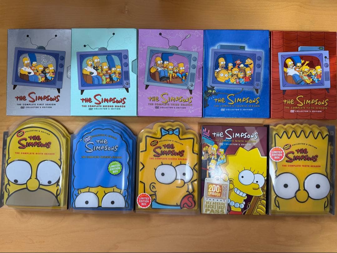 【中古】The Simpsons DVD シーズン1〜10 (米国輸入品) ザ・シンプソンズ シーズン1 DVDコレクターズBOX : シンプソンズ